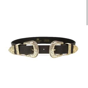 double buckle belt